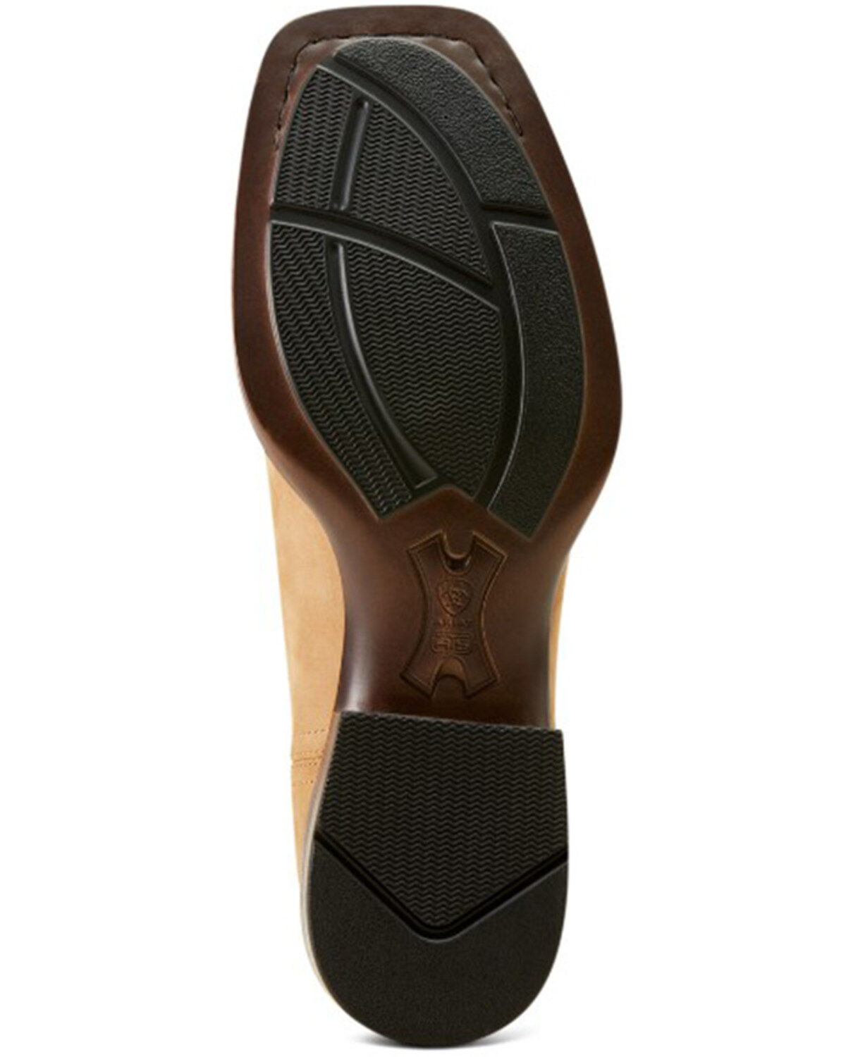 Image #5 - Ariat Men's Boot Barn Exclusive Booker Ultra Western Chelsea Boots - Broad Square Toe, Beige, hi-res