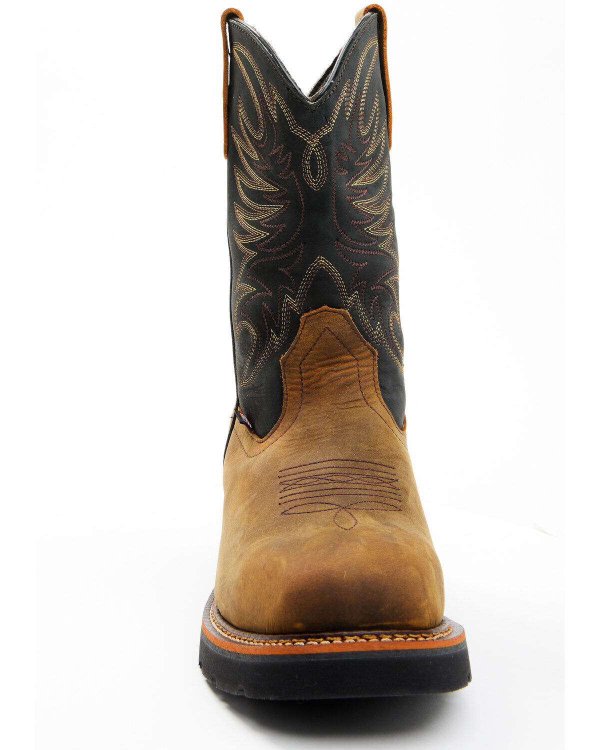 Image #4 - Thorogood Men's 11" USA Waterproof Wellington Work Boots - Steel Toe, Brown, hi-res