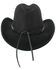 Image #3 - Shyanne Girls' Wool Felt Cowboy Hat, Black, hi-res