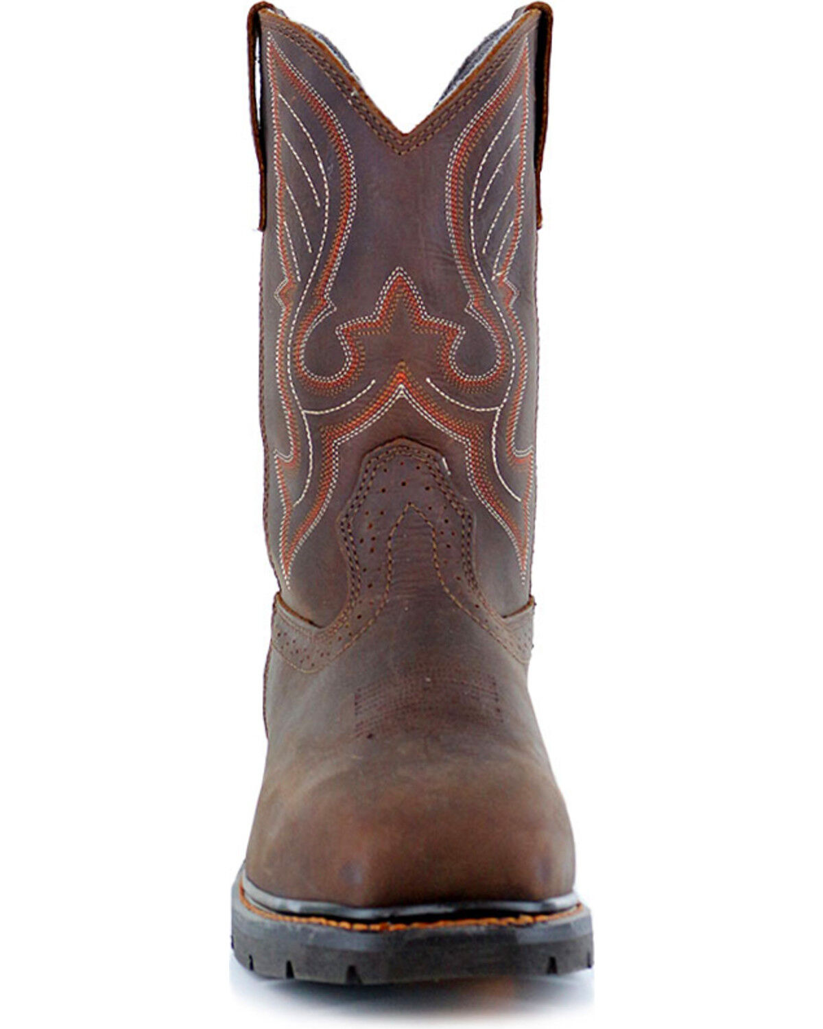 Image #4 - Cody James&reg; Men's Waterproof Composite Toe Pull On Work Boots, Brown, hi-res