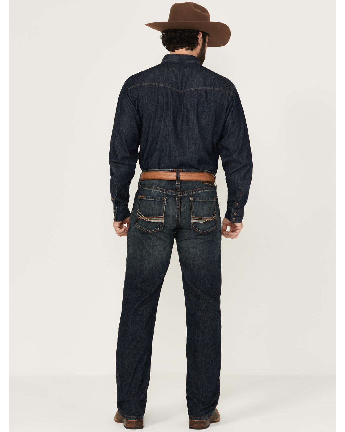 Image #3 - Ariat Men's M2 Relaxed Dusty Road Jeans, Denim, hi-res
