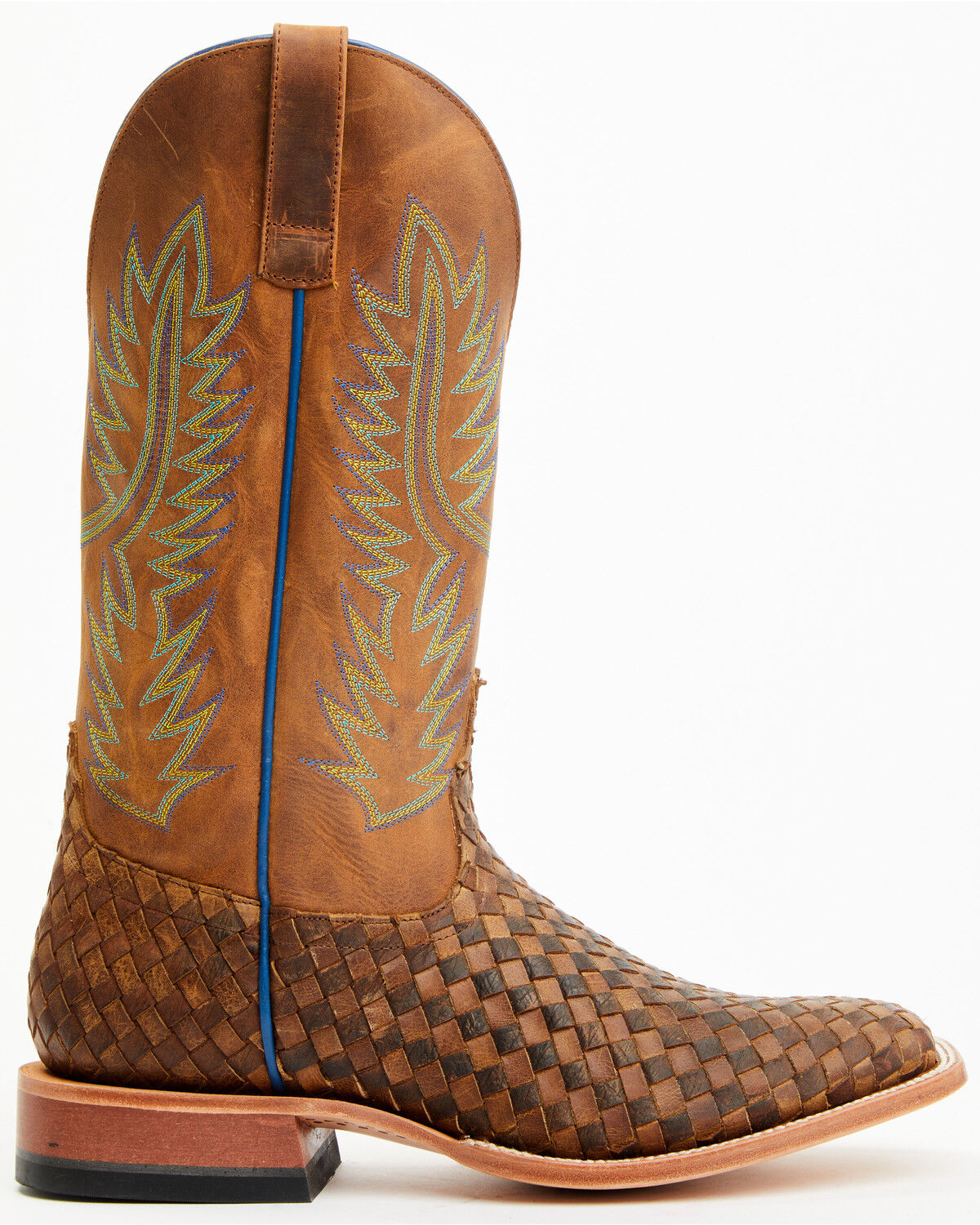 Image #4 - Horse Power Men's Unbeweavable Western Boots - Broad Square Toe, Toast, hi-res