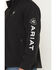 Image #3 - Ariat Men's Logo Concealed Carry Softshell Jacket, Black, hi-res