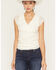 Image #1 - Shyanne Women's Lizlane Lace Short Sleeve Shirt, Cream, hi-res