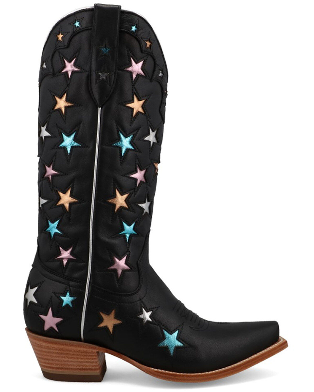 Image #2 - Black Star Women's Houston Western Boots - Snip Toe, Multi, hi-res