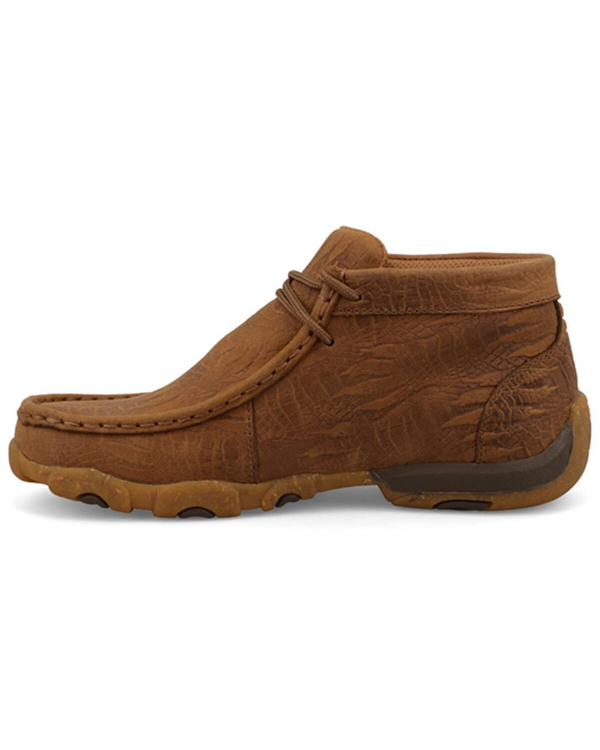 Image #2 - Twisted X Kid's Chukka Driving Mocs, Chestnut, hi-res