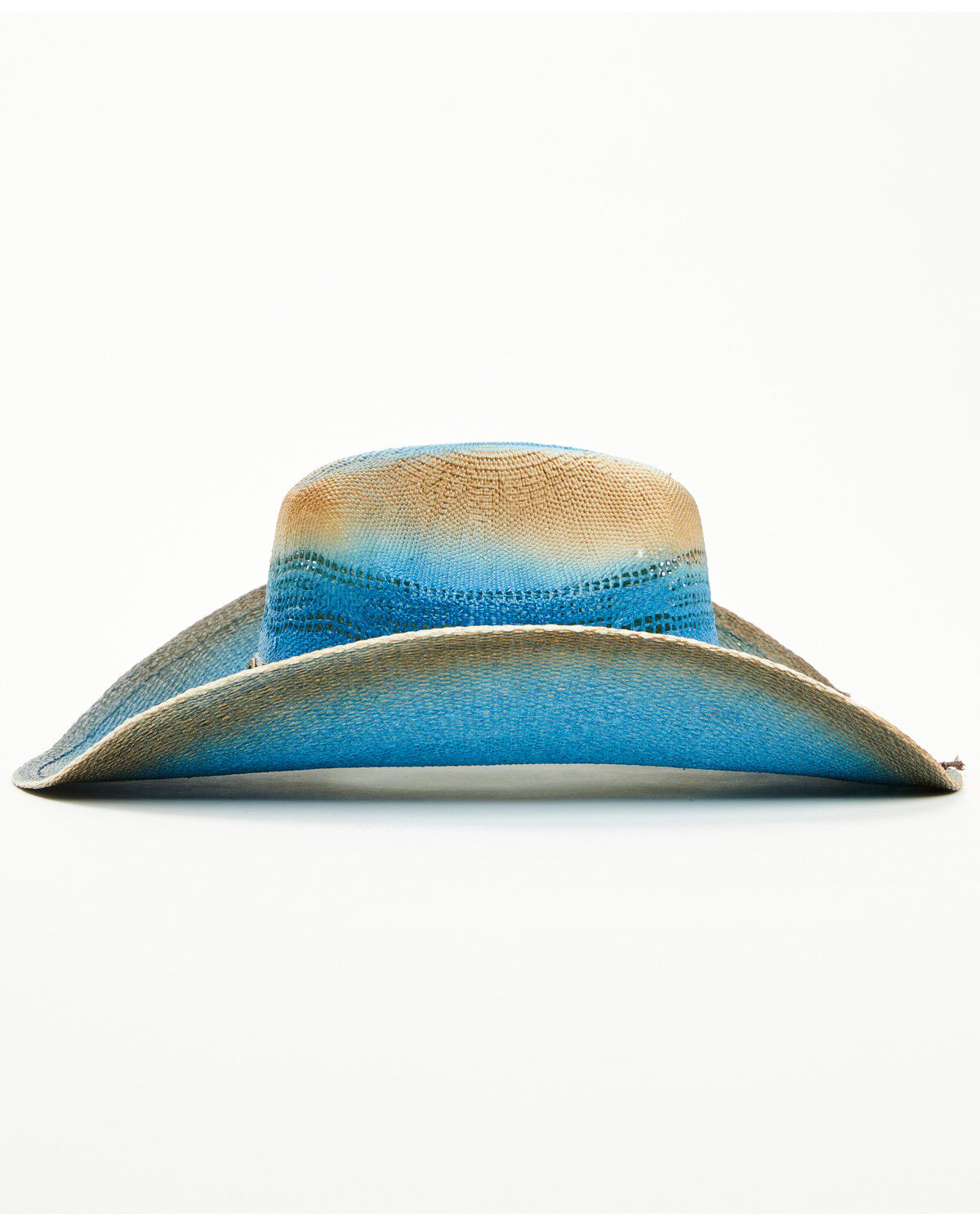 Image #3 - Shyanne Women's Scottsdale Straw Cowboy Hat, Blue, hi-res