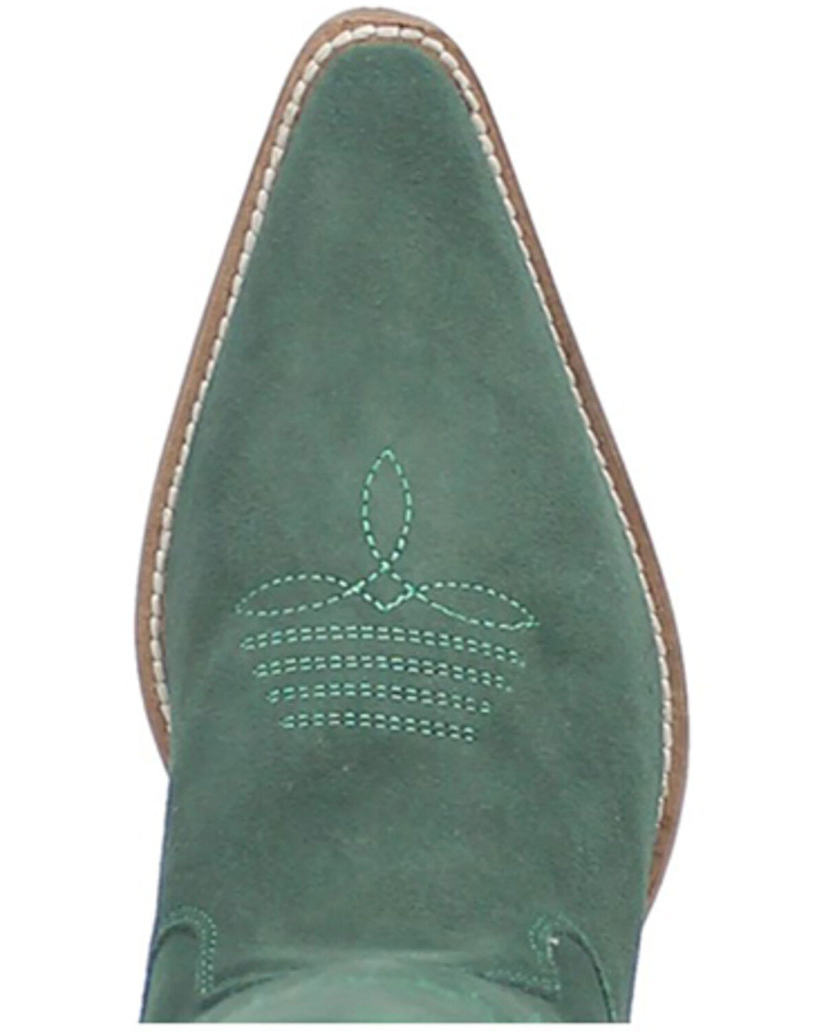 Image #6 - Dingo Women's Thunder Road Western Performance Boots - Round Toe, Green, hi-res