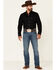 Image #2 - Cinch Men's Modern Fit Solid Long Sleeve Button-Down Western Shirt, Black, hi-res