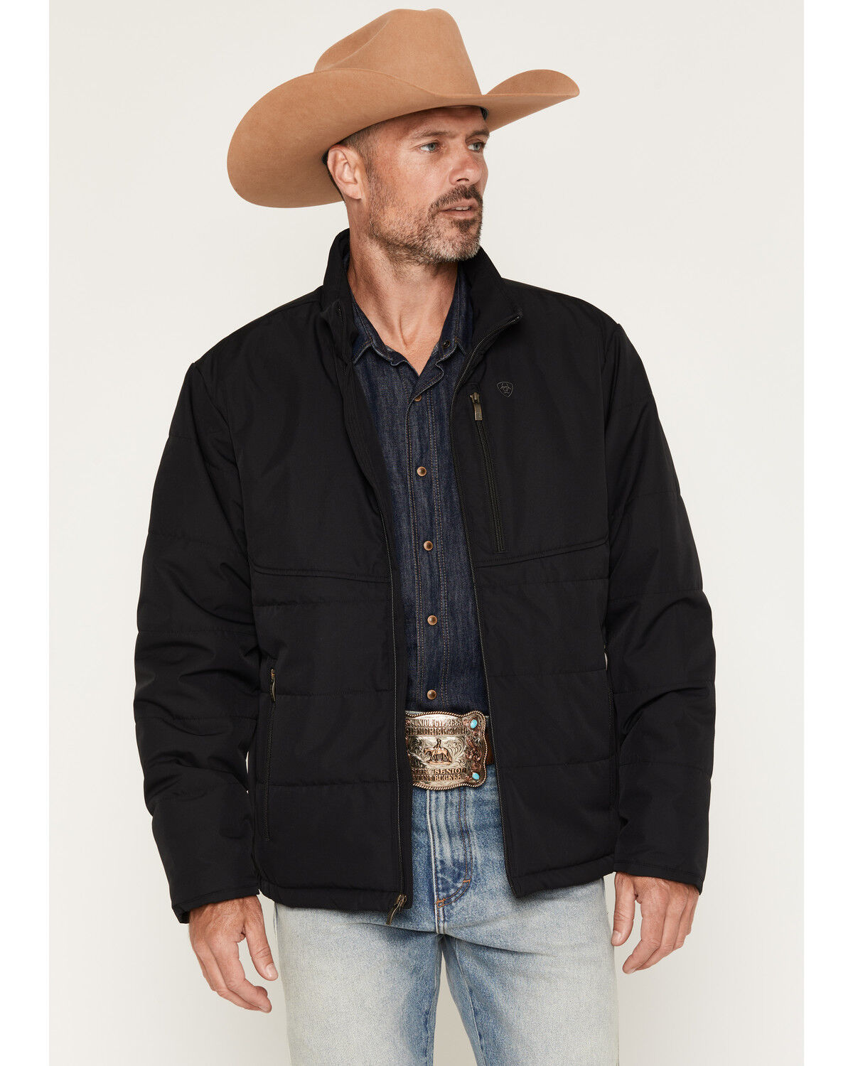 Image #1 - Ariat Men's Titan Insulated Jacket - Tall, Black, hi-res