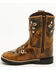 Image #3 - Shyanne Toddler Girls' Little Bitty Masie Western Boots - Broad Square Toe, Brown, hi-res