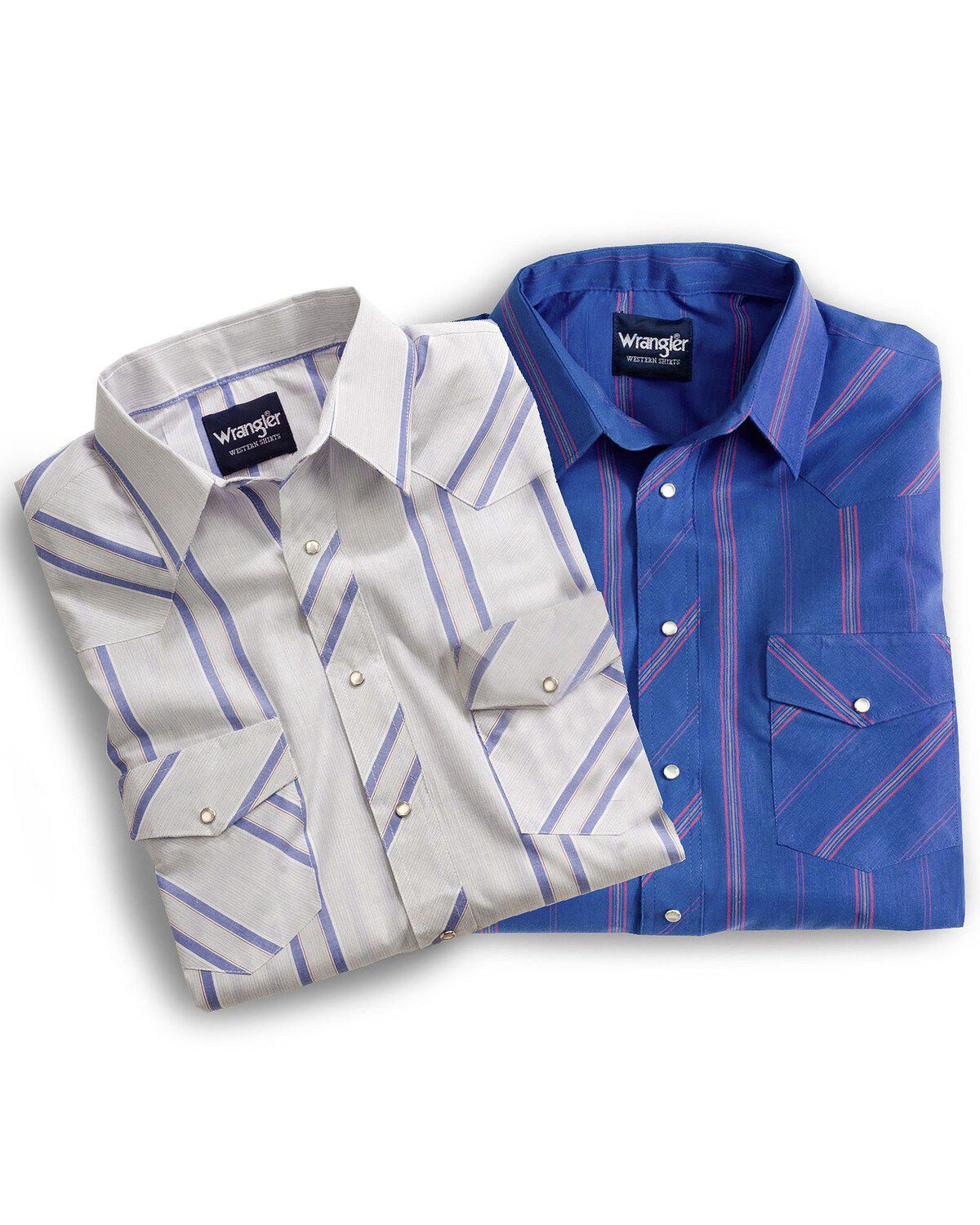 Image #3 - Wrangler Men's Assorted Long Sleeve Western Shirt - Big & Tall, , hi-res