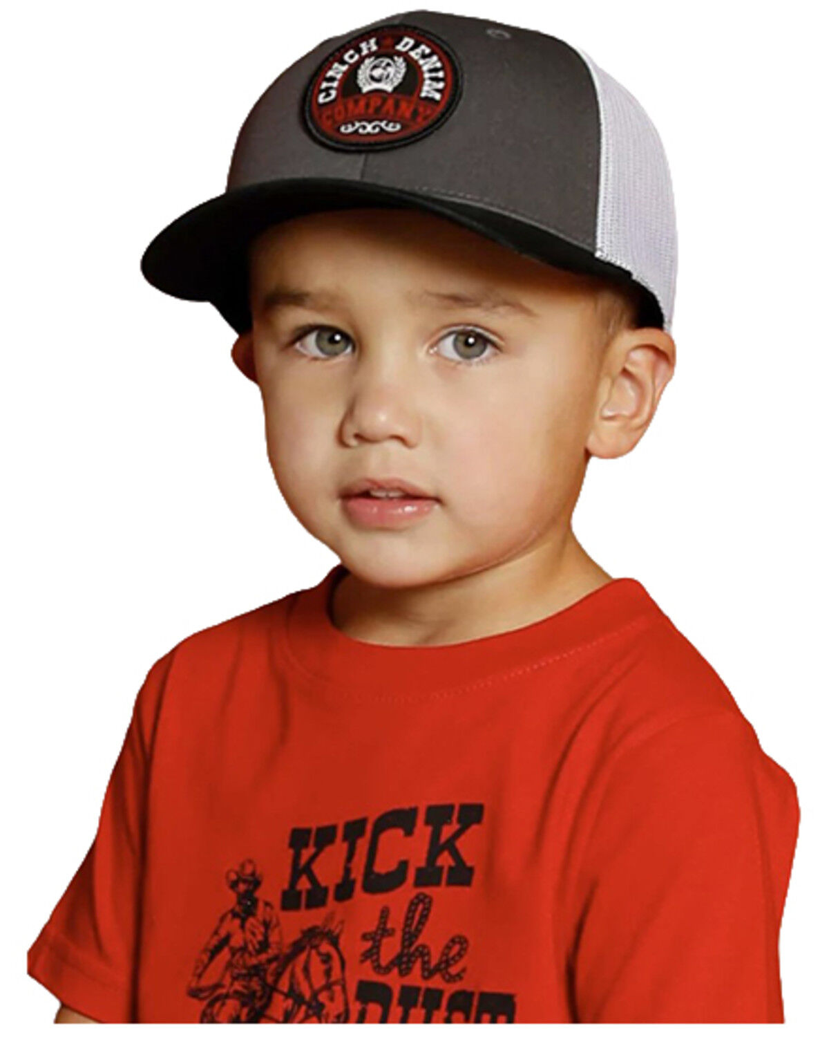 Image #1 - Cinch Men's Logo Ball Cap, Grey, hi-res