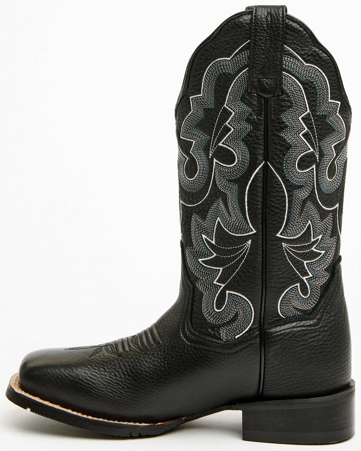 Image #3 - Dan Post Women's Lizzie Performance Western Boots - Broad Square Toe, Black, hi-res