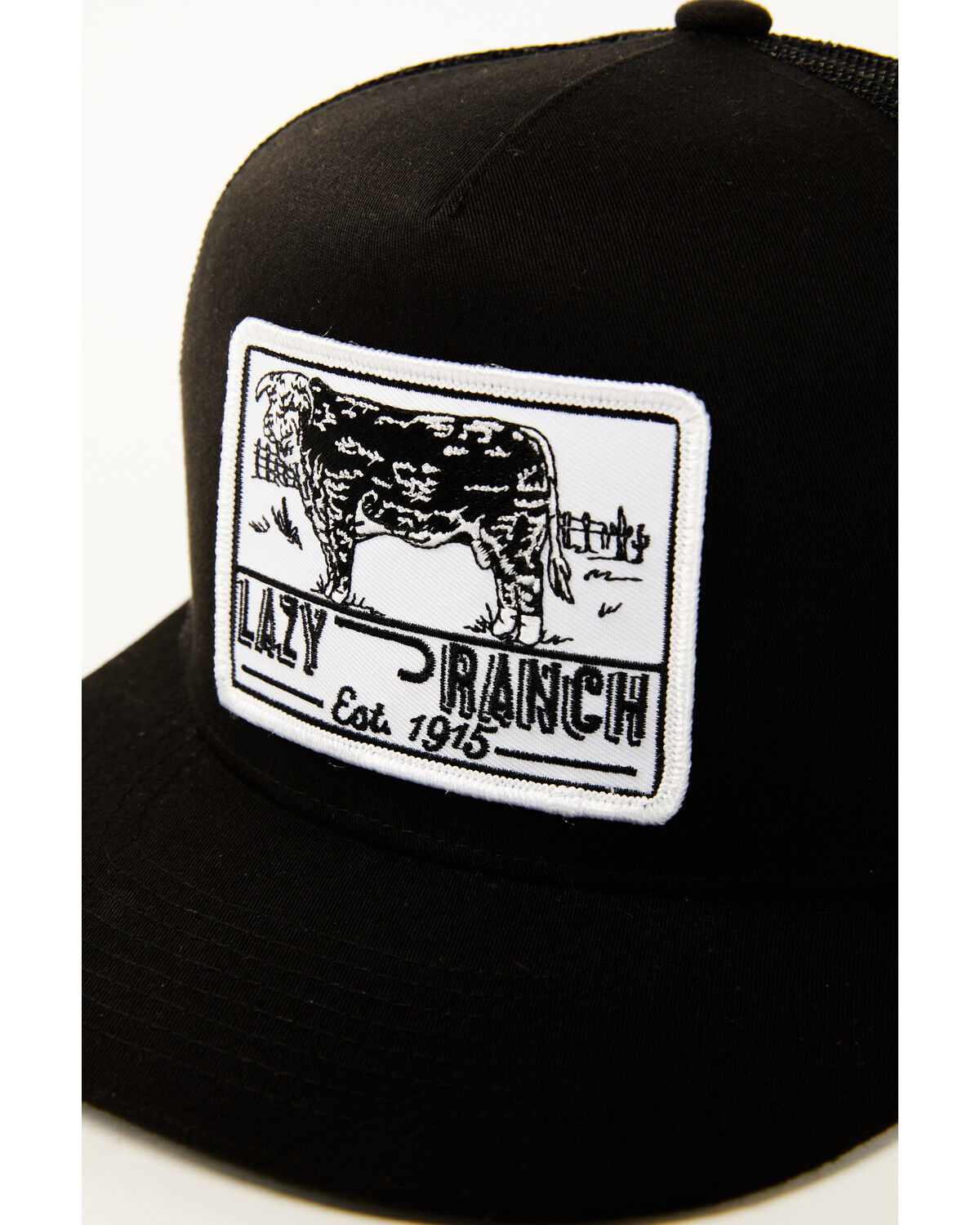 Image #2 - Lazy J Ranch Wear Men's Boot Barn Exclusive Bull Trap Ball Cap, Black, hi-res