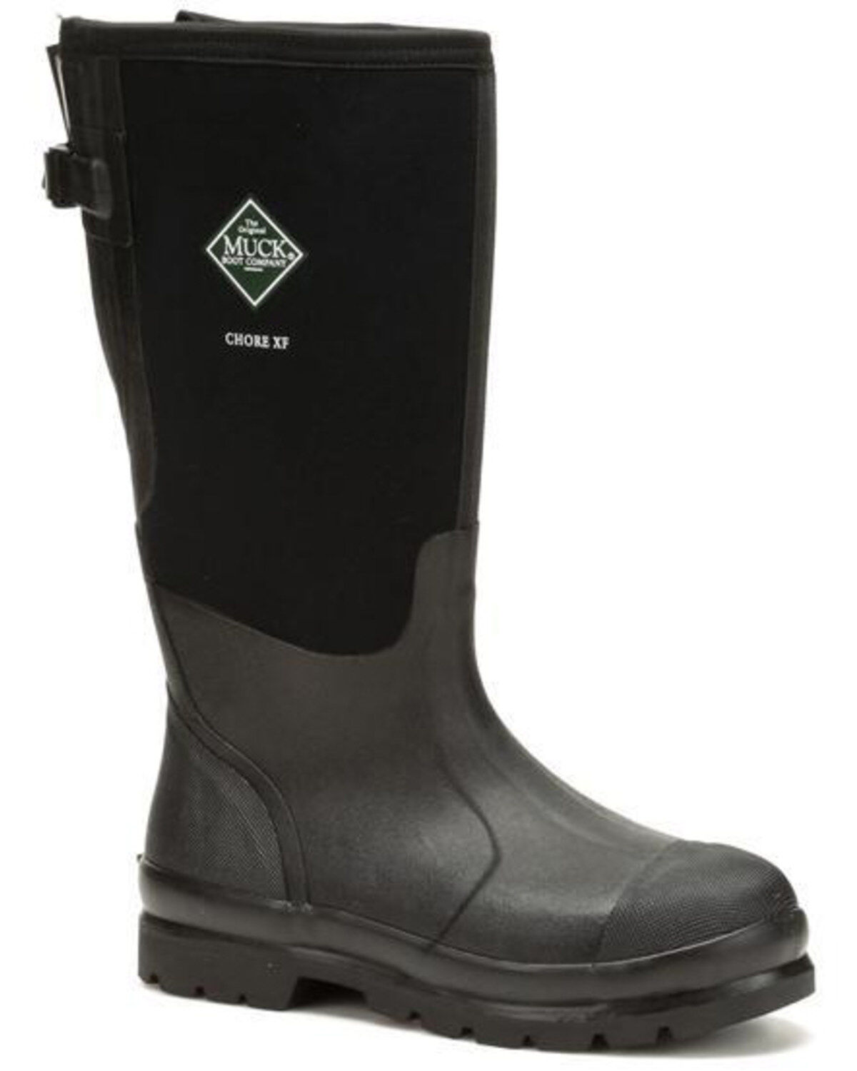 Image #1 - Muck Boots Men's Chore Rubber Boots - Round Toe, Black, hi-res