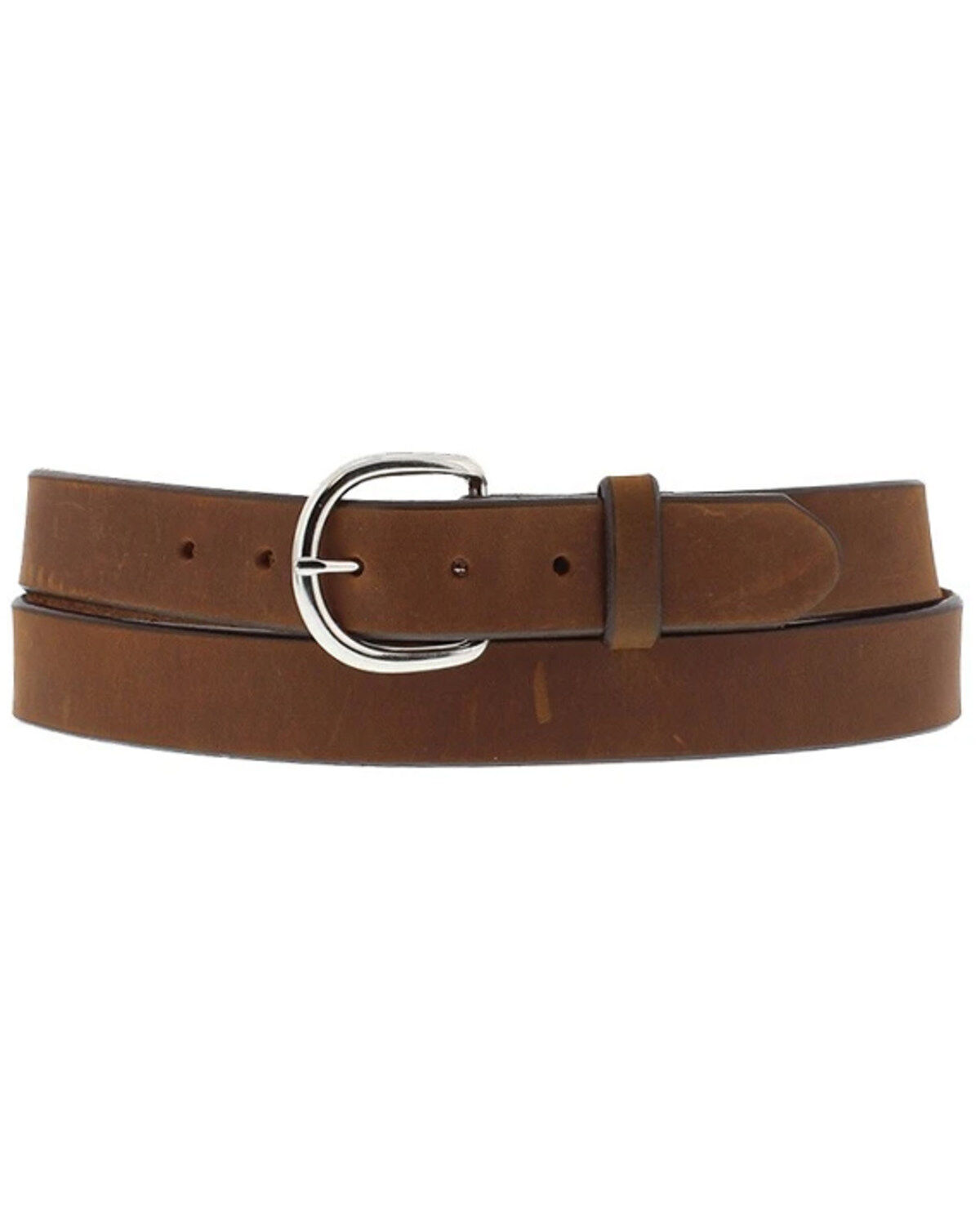 Image #1 - Tony Lama Men's Blue Light Special Western Belt, Brown, hi-res