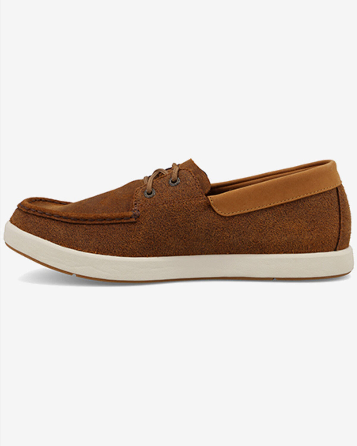 Image #3 - Twisted X Men's UltraLite X&trade; Boat Shoes - Moc Toe, Brown, hi-res