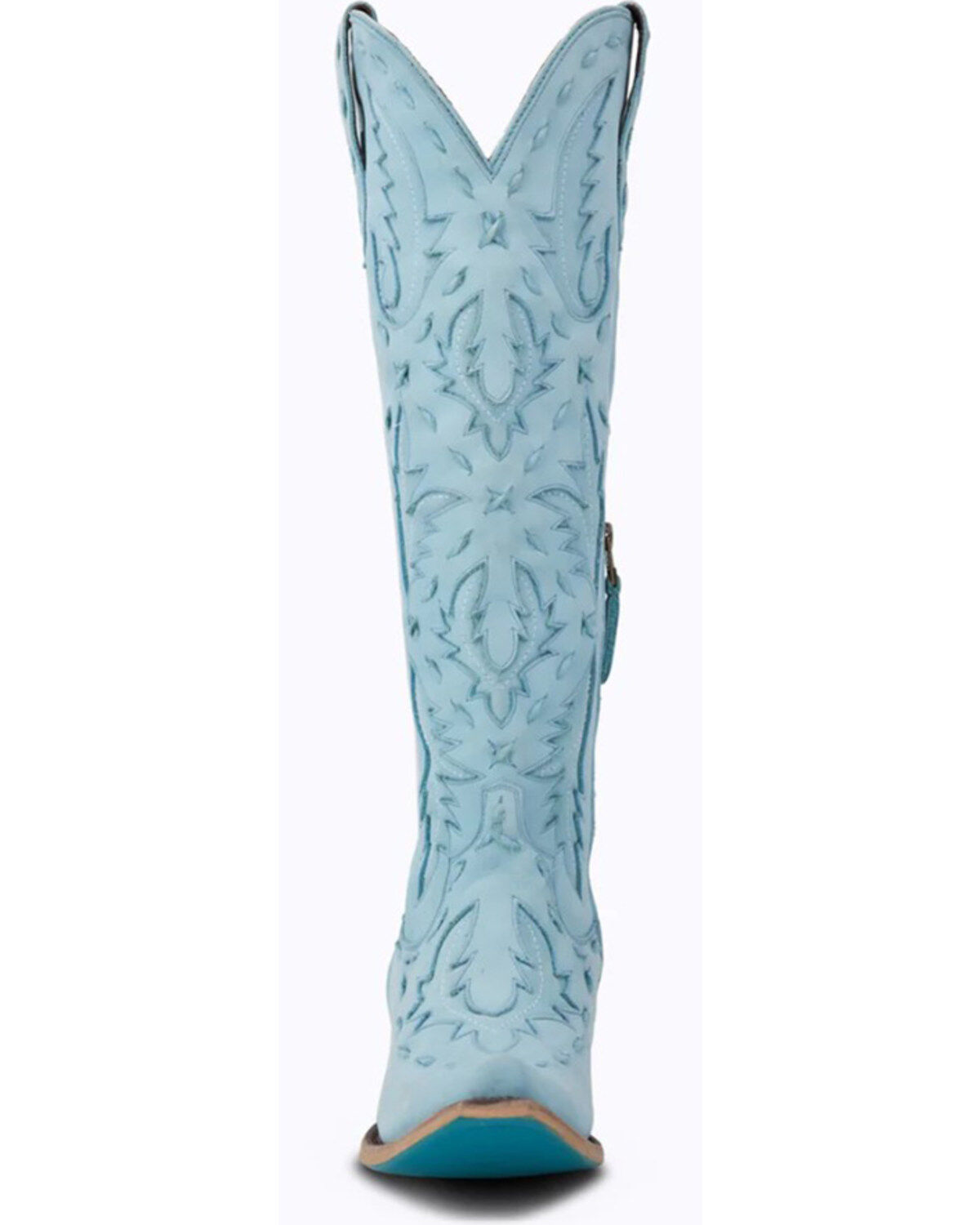 Image #4 - Lane Women's Reverie Tall Western Boots - Snip Toe, Blue, hi-res