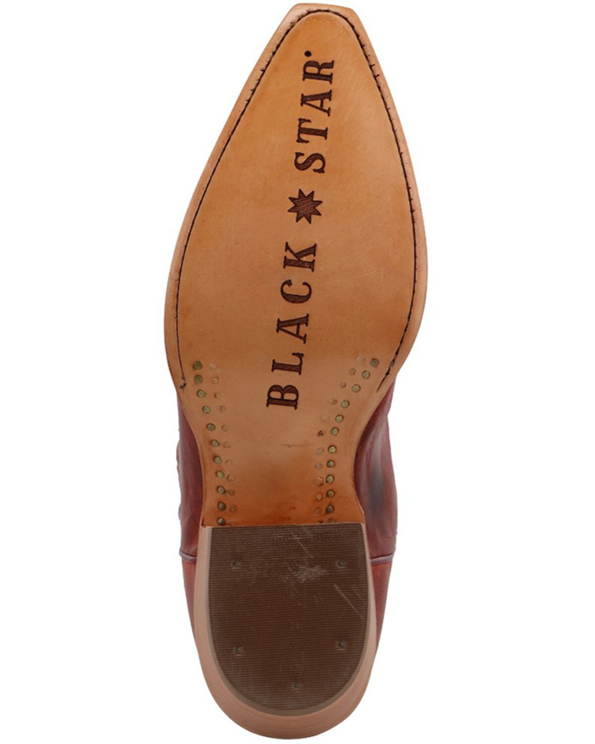 Image #7 - Black Star Women's Victoria Tall Western Boots - Snip Toe, Red, hi-res