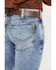 Image #4 - Cody James Men's FR Clover Leaf Wash Slim Straight Stretch Denim Jeans, Light Wash, hi-res