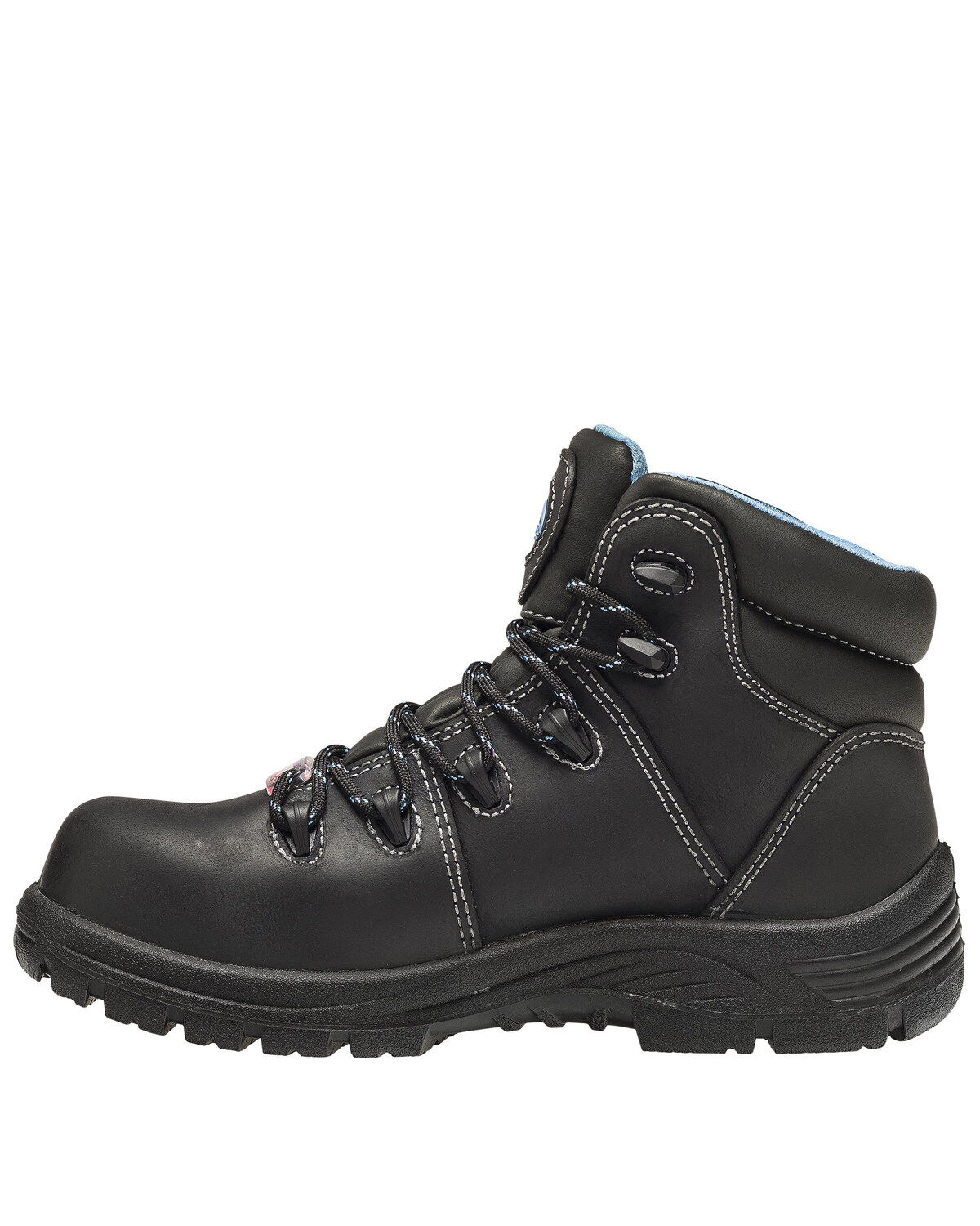 Image #3 - Avenger Women's Framer Waterproof Work Boots - Composite Toe, Black, hi-res