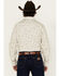 Image #4 - Cody James Men's Treven Floral Print Long Sleeve Snap Western Shirt, Cream, hi-res