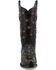 Image #4 - Black Star Women's Marfa Star Inlay Studded Leather Western Boot - Snip Toe, Black, hi-res