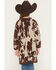 Image #4 - Shyanne Girls' Nellie Cow Print Eyelash Knit Cardigan, Brown, hi-res