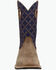 Image #4 - Twisted X Kid's Top Hand Performance Western Boots - Broad Square Toe, Navy, hi-res