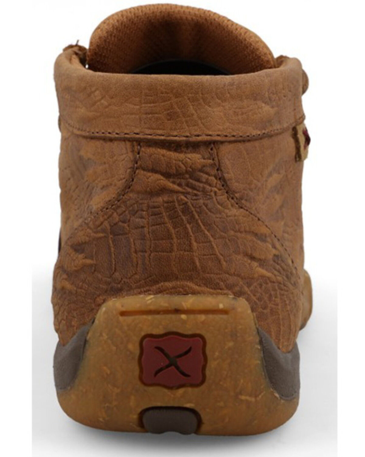 Image #4 - Twisted X Kid's Chukka Driving Mocs, Chestnut, hi-res