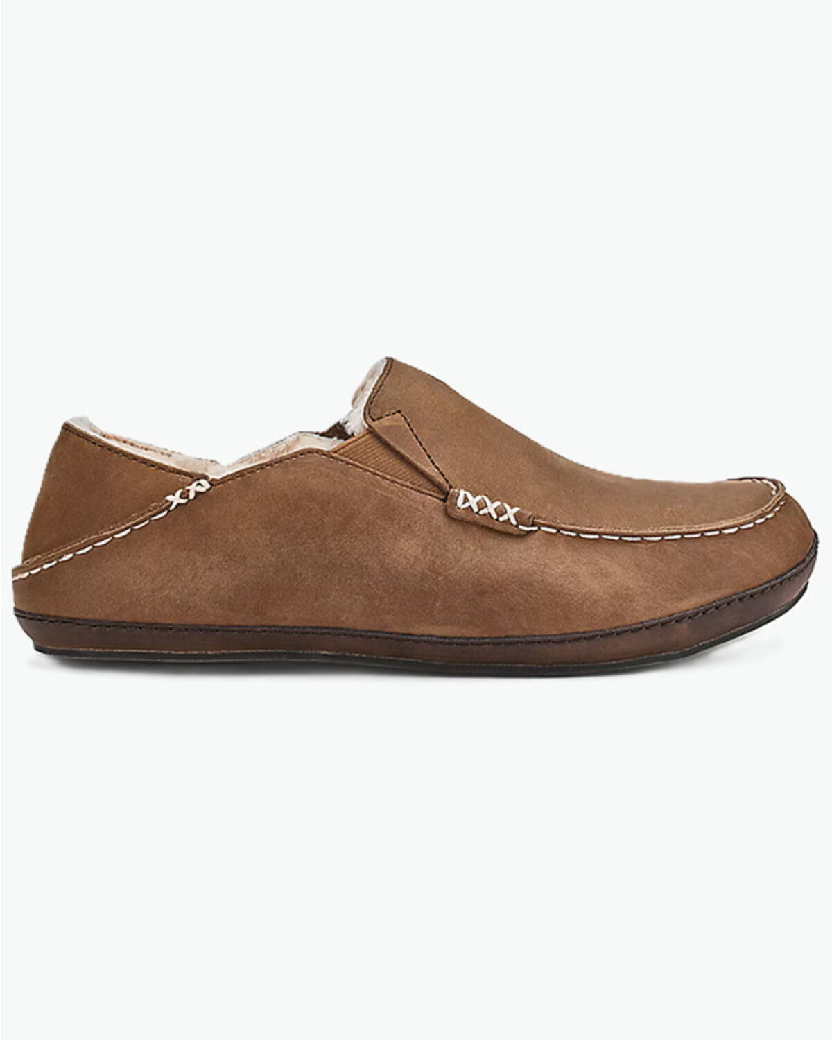 Image #1 - OluKai Men's Moloa Slippers, Tan, hi-res