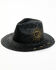 Image #1 - Shyanne Women's Celestial Sunshine Straw Western Fedora, Black, hi-res