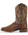 Image #3 - Dan Post Men's Alamosa Exotic Ostrich Cowboy Certified Boots, Chocolate, hi-res