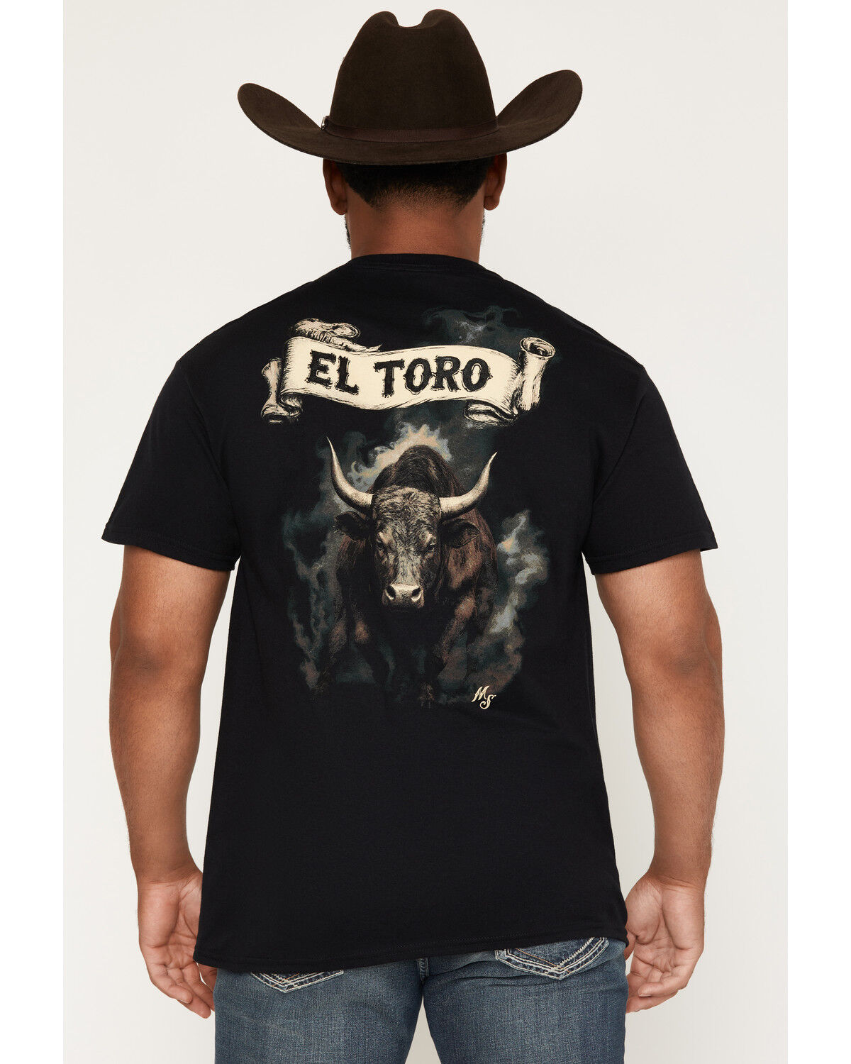 Moonshine  Spirit&reg;&nbsp;Men's El Toro Short Sleeve Graphic T-Shirt, Black, hi-res