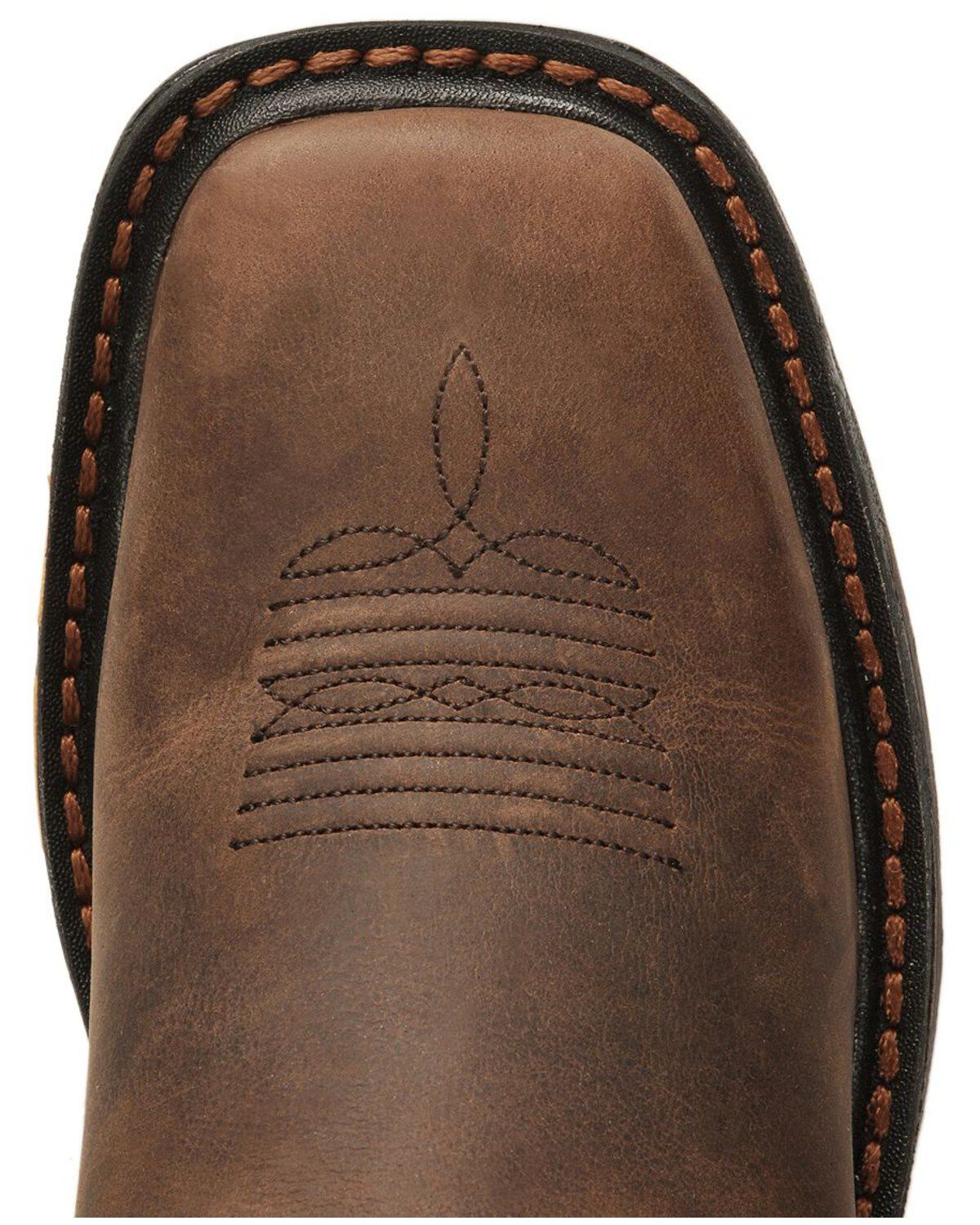 Image #6 - Ariat Boys' Earth WorkHog&reg; Western Boots - Broad Square Toe, Earth, hi-res