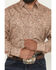 Image #3 - Ely Walker Men's Paisley Print Long Sleeve Pearl Snap Western Shirt - Big, , hi-res