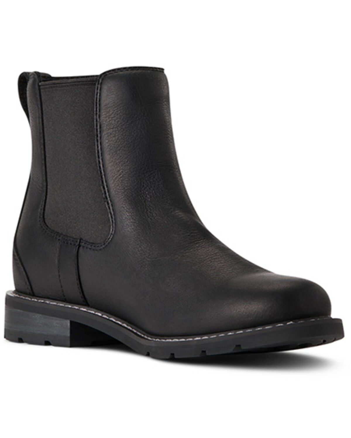 Image #1 - Ariat Women's Wexford Waterproof Chelsea Boots - Round Toe, Black, hi-res