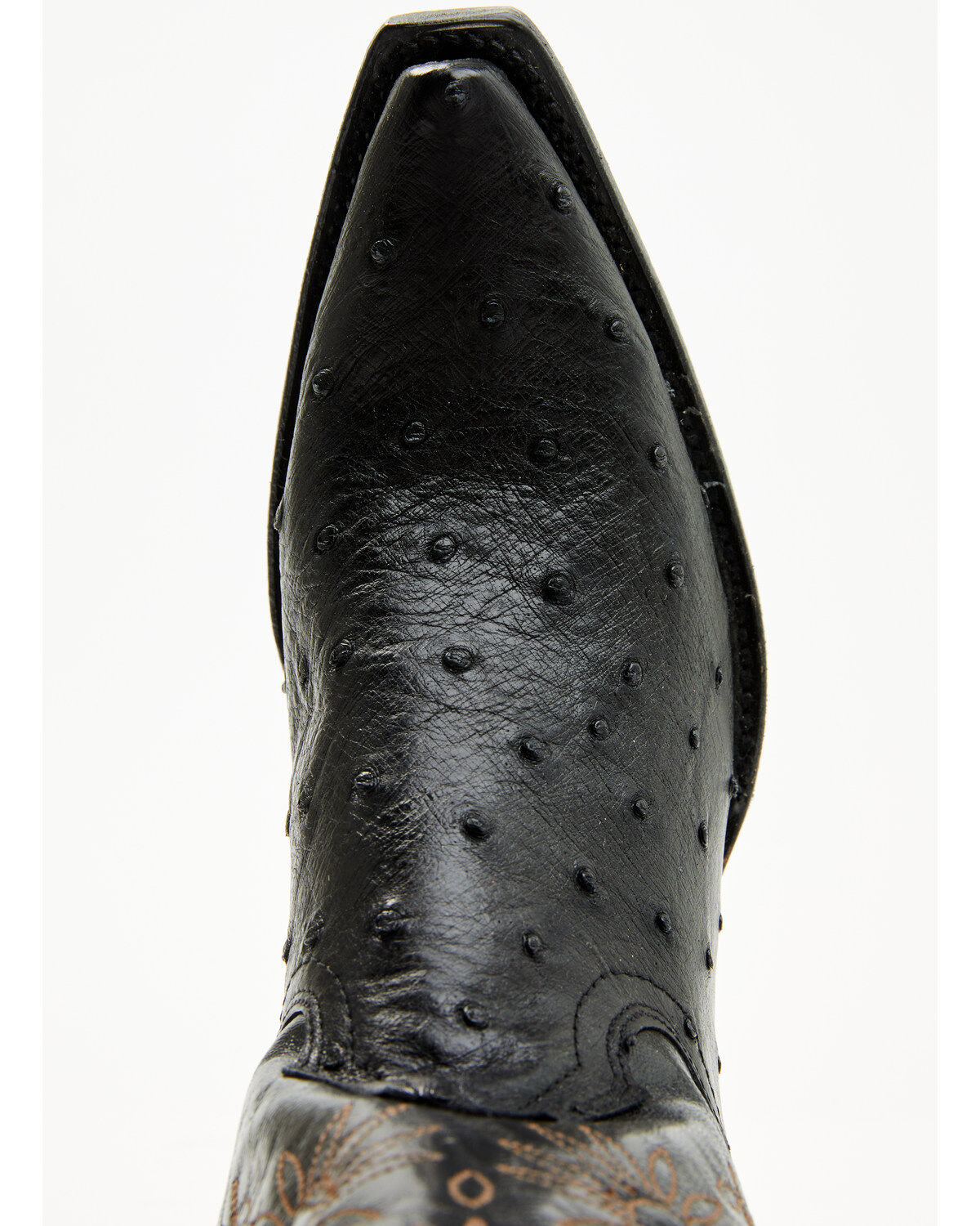 Image #6 - Shyanne Women's Daisie Exotic Full Quill Ostrich Western Boots - Snip Toe, Black, hi-res
