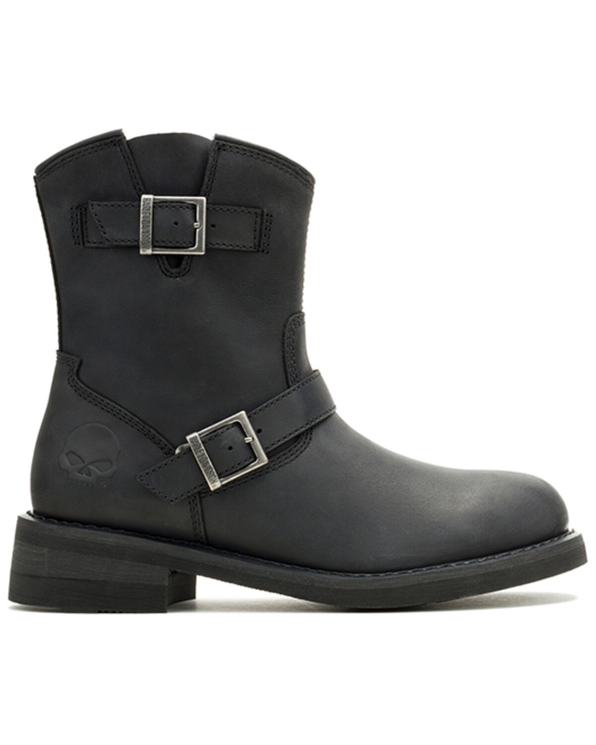 Image #2 - Harley Davidson Men's Classic Cruise Motorcycle Boots - Round Toe, Black, hi-res