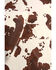 Image #2 - HiEnd Accents 200TC Cotton Elsa Cowhide 3 Piece Sheet Set - Twin Size, Chocolate, hi-res