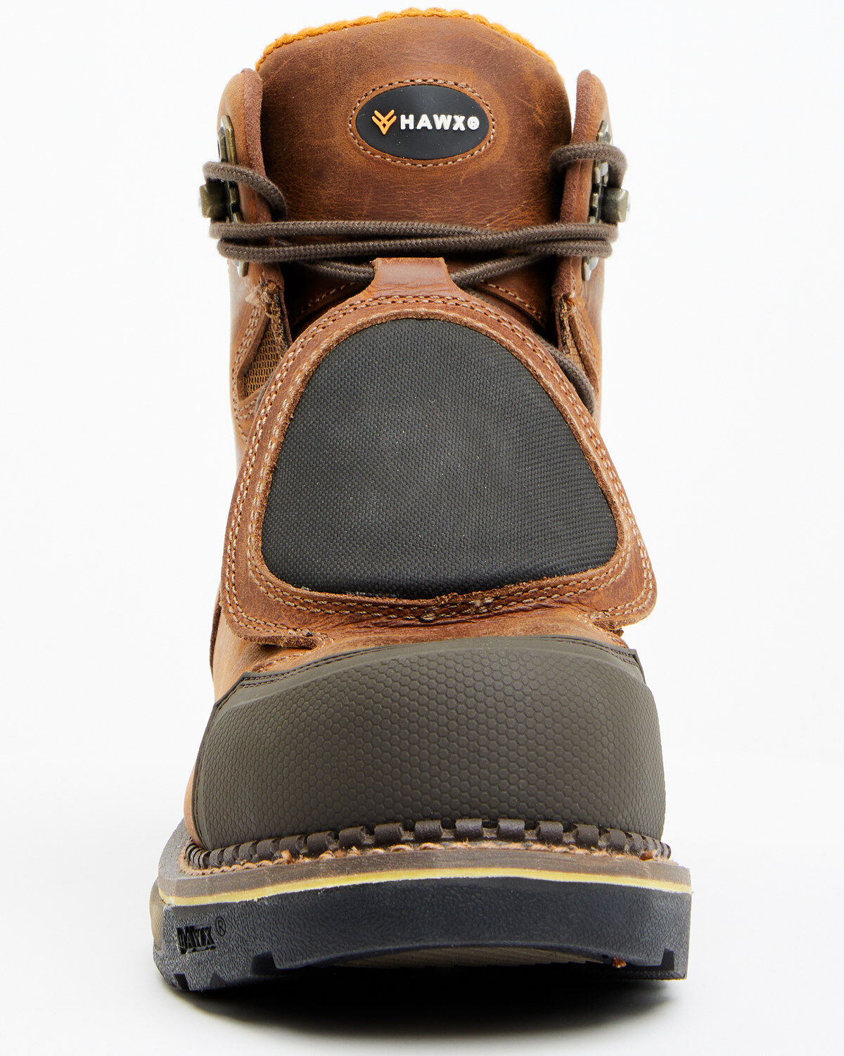 Image #4 - Hawx Men's Crew Chief External Met Guard Work Boots - Composite Toe, Brown, hi-res