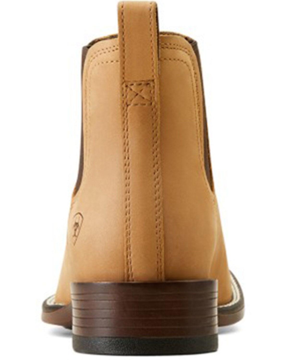 Image #3 - Ariat Men's Boot Barn Exclusive Booker Ultra Western Chelsea Boots - Broad Square Toe, Beige, hi-res