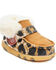 Image #1 - Twisted X Infant Kid's Cheetah Print Shoes - Moc Toe, Tan, hi-res