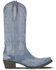 Image #2 - Lane Women's Lexington Western Boots - Snip Toe, Blue, hi-res