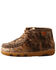 Image #3 - Twisted X Infant Kid's Brindle Chukka Driving Mocs, Black/white, hi-res