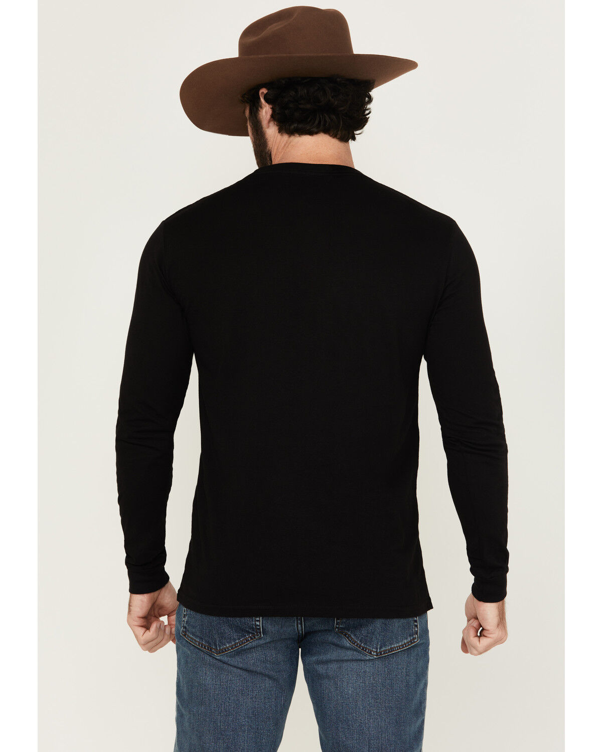 Image #4 - Moonshine Spirit&reg; Men's Solo Guitarist Long Sleeve Graphic T-Shirt, Black, hi-res
