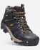 Image #1 - Keen Men's Lansing Waterproof Work Boots - Steel Toe, Black, hi-res