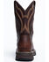 Image #5 - Cody James Men's 11" ASE7 Disruptor Western Work Boots - Nano Composite Toe, Brown, hi-res
