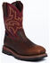 Image #1 - Cody James Men's 11" ASE7 Disruptor Waterproof Western Work Boots - Nano Composite Toe, Brown, hi-res